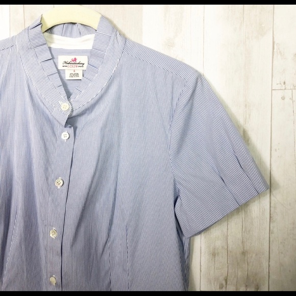 J. Crew Haberdashery Pinstripe Button Down Shirt - Picture 4 of 5
